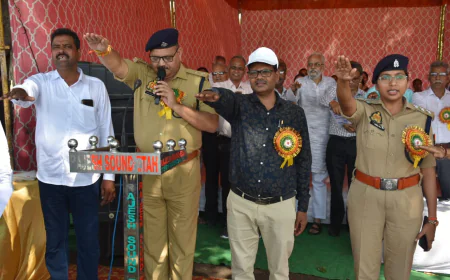 Etah News : 69वें जनपदीय युवा खेलकूद समारोह का भव्य शुभारम्भ, एसएसपी एटा ने किया उद्घाटन