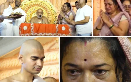 54 लाख का पैकेज छोड़, 24 वर्षीय इंजीनियर ने अपनाया वैराग्य – आंसुओं से भीग उठा अशोकनगर”