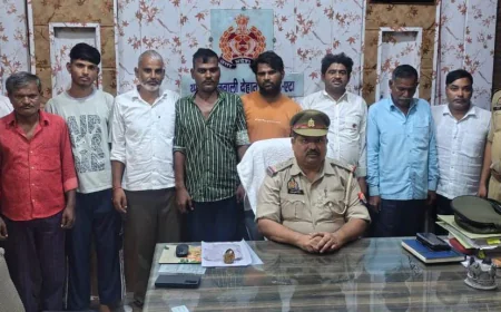 कोतवाली देहात  द्वारा 9 एनबीडब्ल्यू वारंटी अभियुक्तों को किया गिरफ्तार