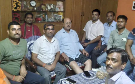 Kasganj news शरद पूर्णिमा कार्यक्रम को लेकर आरएसएस ने की चर्चा