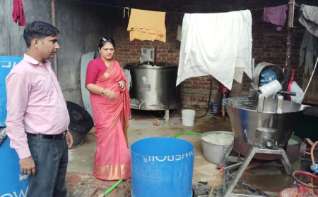 Mainpuri News : मिलावटखोरी के खिलाफ अभियान: पनीर और घी के नमूने संग्रहित, नोटिस जारी