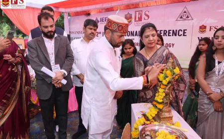 एफ एस विश्वविद्यालय शिकोहाबाद में द्वितीय अंतर्राष्ट्रीय सम्मेलन का हुआ आयोजन।