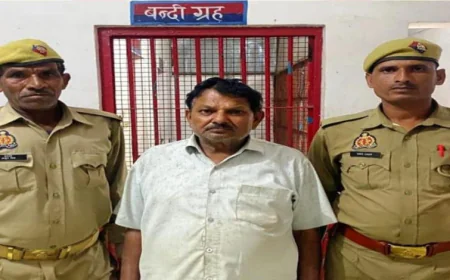 अवैध विस्फोटक सामग्री बेचने वाला महेश चंद्र मैनपुरी में गिरफ्तार