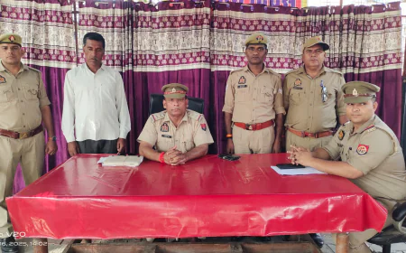 Kasganj news कासगंज पुलिस द्वारा गैंगस्टर एक्ट के अभियोग में वांछित गैंग के सरगना को किया गिरफ्तार