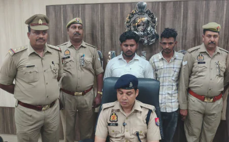 Kasganj news  लूट की घटना का कासगंज पुलिस ने किया खुलासा, 02 अभियुक्त गिरफ्तार