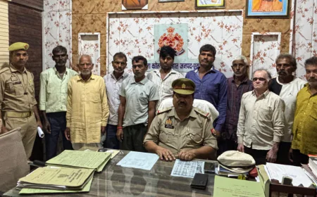 एटा पुलिस का अभियान सफल, 11 एनबीडब्ल्यू वारंटी अभियुक्त गिरफ्तार
