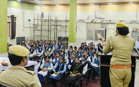 ए.पी. पब्लिक स्कूल में मिशन शक्ति सशक्त नारी अभियान के तहत कार्यक्रम आयोजित किया गया