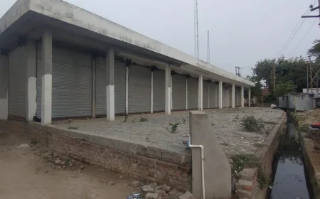 डीएम साहब! हाईकोर्ट के आदेश को ताक पर रख जैथरा नगर पंचायत करा रही दुकानों की नीलामी