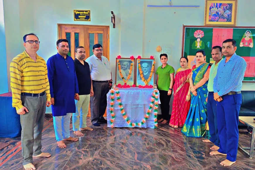 शकुन्तला देवी शिक्षण संस्थान में गाँधी जयन्ती एवं लाल बहादुर शास्त्री जयन्ती का आयोजन किया गया