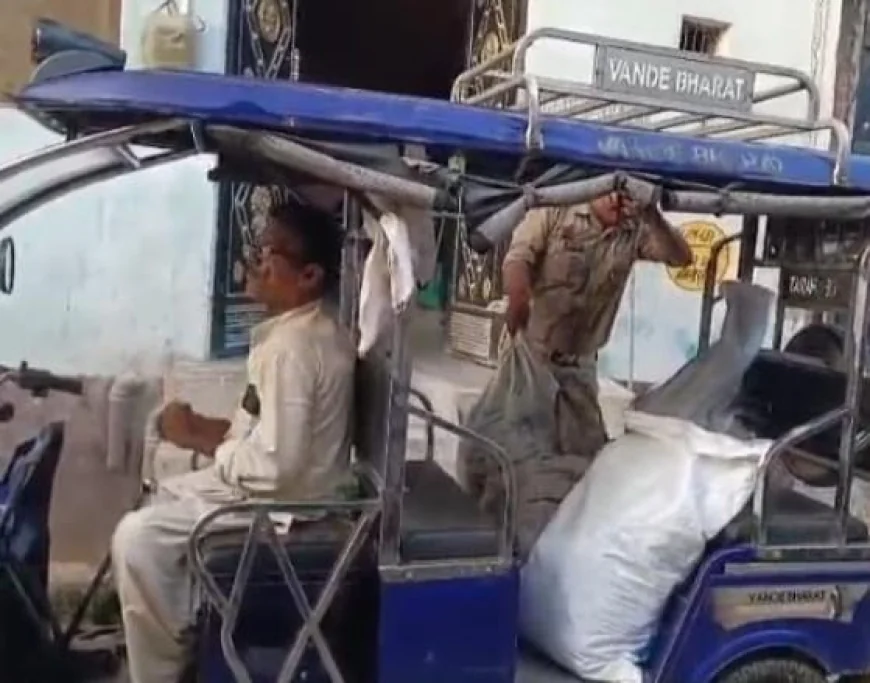 पुलिस ने पकड़ा अवैध आतिशबाजी का जखीरा, भारी मात्रा में आतिशबाजी बरामद