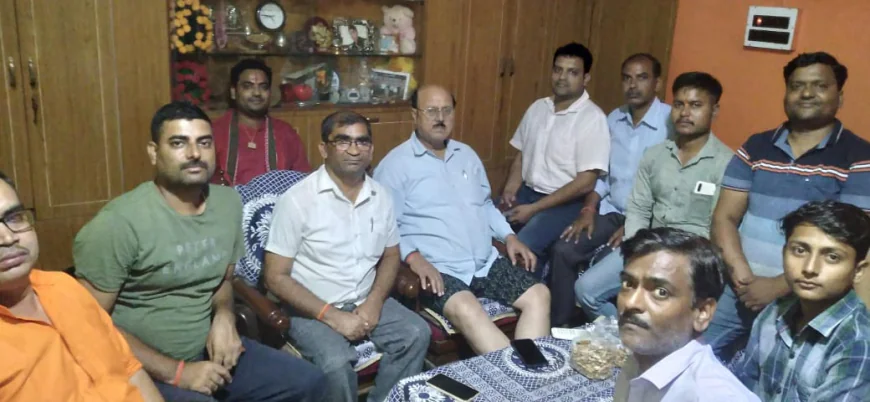 Kasganj news शरद पूर्णिमा कार्यक्रम को लेकर आरएसएस ने की चर्चा