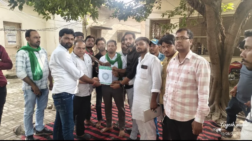 भारतीय किसान यूनियन (भाकियू) भानु के मुख्य सचिव योगेश यादव के नेतृत्व में जसराना, शिकोहाबाद और सिरसागंज तहसीलों में खाद्य सोसायटी पर किसानों के साथ हो रहे अत्याचार और कालाबाजारी के संबंध में 10 सूत्रीय ज्ञापन  सौंपा।