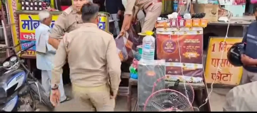 Etah News : कोतवाली नगर के सामने पति ने पत्नी की हथौड़े से की हत्या