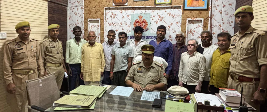 एटा पुलिस का अभियान सफल, 11 एनबीडब्ल्यू वारंटी अभियुक्त गिरफ्तार