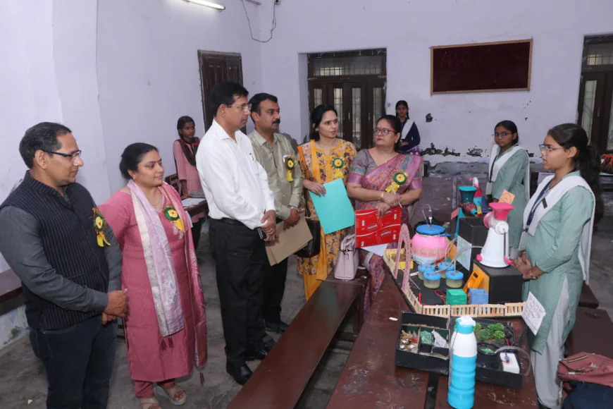 विकसित एवं आत्मनिर्भर भारत’’ विषय पर बाल विज्ञानियों ने प्रस्तुत किये मॉडल