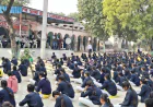Commendable Initiative:   125 (80+45) sweaters and 45 pairs of shoes distributed among needy students.