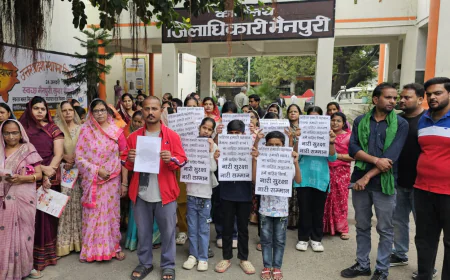 व्यापारी पर जानलेवा हमला: जैन समाज का प्रदर्शन, पुलिस पर राजनीतिक संरक्षण का आरोप