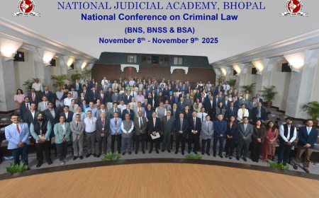 गृह मंत्रालय और राष्ट्रीय न्यायिक अकादमी, भोपाल ने तीन नए आपराधिक कानूनों पर दो दिवसीय राष्ट्रीय सम्मेलन का आयोजन हुआ