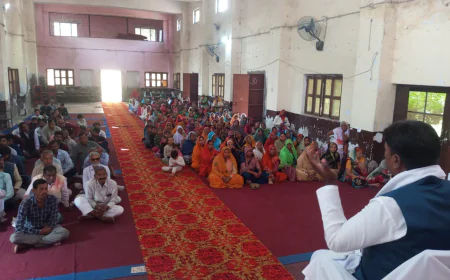 सतगुरु द्वारा प्राप्त आत्म मंथन की दिव्य शिक्षाओं को लेकर लौटे एटा के निरंकारी भक्त