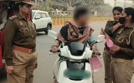 यातायात माह के तहत चेकिंग अभियान, 163 वाहनों का चालान, ₹1.81 लाख का सम्मन शुल्क