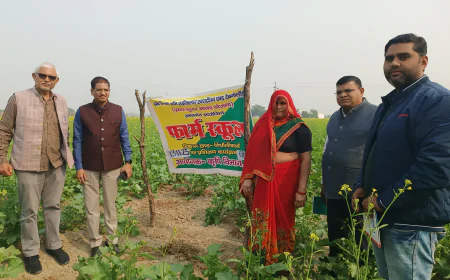 संयुक्त कृषि निदेशक ने किया राजकीय बीज भंडार एवं कृषि योजनाओं का निरीक्षण