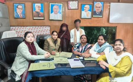 Kasganj news परिवार परामर्श केंद्र पुलिस टीम द्वारा टूटने की कगार पर खड़े 01 परिवार की काउंसिलिंग कर दोनों पक्षों को समझाते हुए आपसी सहमति से पुनः एक साथ रहने के लिए किया सहमत