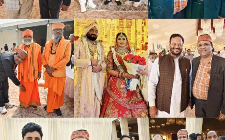 मदन भईया की बेटी की शादी में पहुॅंची देश की जानी-मानी हस्तियां