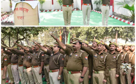 संविधान दिवस पर पुलिस लाइन में प्रस्तावना का सामूहिक पाठ, राष्ट्र की एकता-सुरक्षा का संकल्प