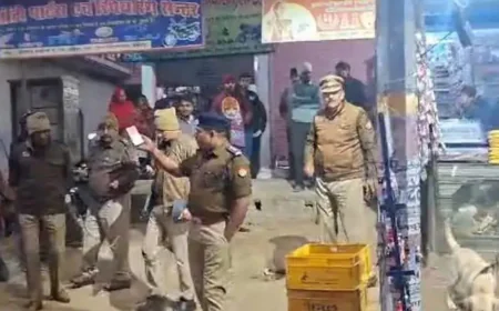 गोला बाजार में सर्राफा दुकान से लाखों के सोना-चांदी की चोरी, शटर काटकर दिया वारदात को अंजाम