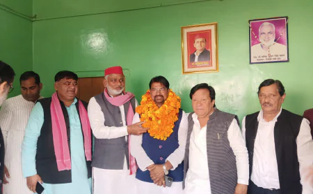 SIR प्रभारी बनाए जाने के बाद एटा में लोधी राकेश राजपूत का जोरदार स्वागत