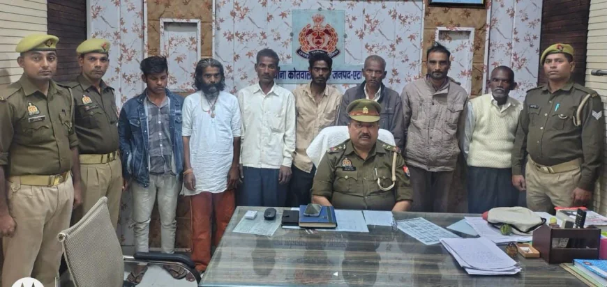 Etah News :-पुलिस द्वारा 08 एनबीडब्ल्यू वारंटी अभियुक्तों को गिरफ्तार किया