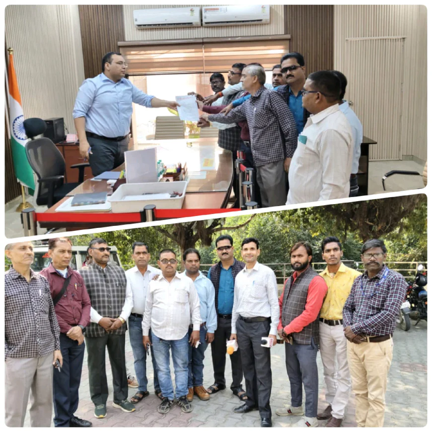 Kasganj news दिवंगत पत्रकार  परिवार के भरण पोषण हेतु आर्थिक मदद उपलब्ध कराने के लिए माननीय मुख्यमंत्री के नाम जिलाधिकारी कासगंज को सौंपा ज्ञापन