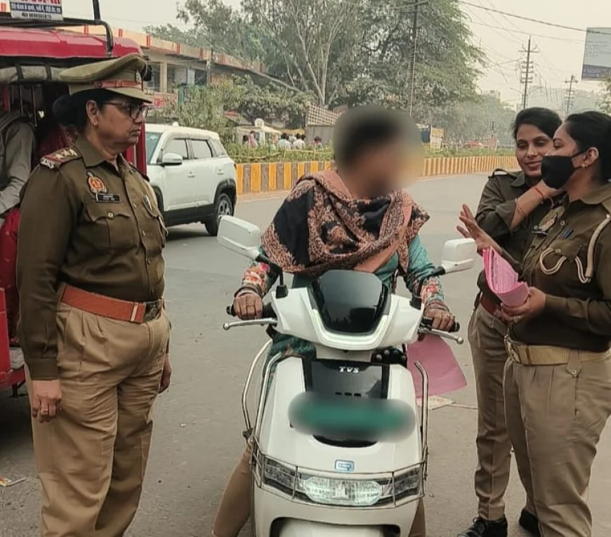 यातायात माह के तहत चेकिंग अभियान, 163 वाहनों का चालान, ₹1.81 लाख का सम्मन शुल्क