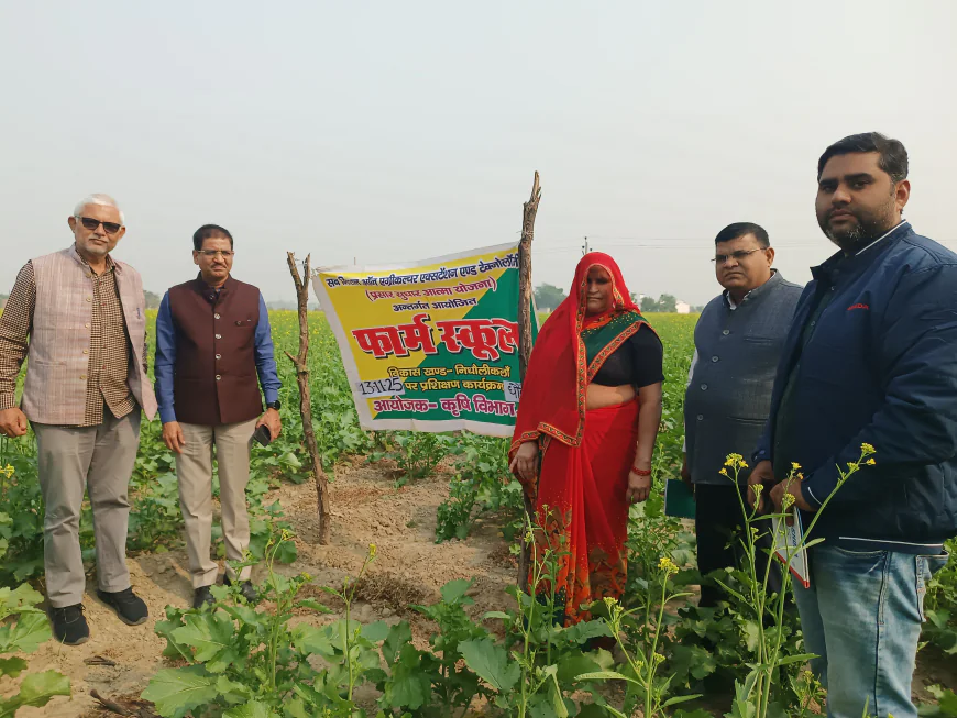 संयुक्त कृषि निदेशक ने किया राजकीय बीज भंडार एवं कृषि योजनाओं का निरीक्षण