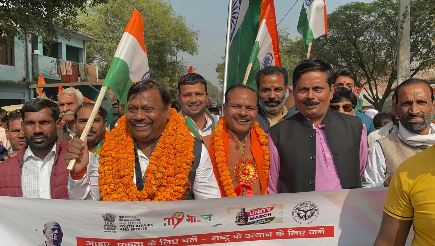 सदर विधायक के नेतृत्व में विधानसभा क्षेत्र के ग्राम करतला में रन फॉर यूनिटी एकता दौड़ का आयोजन हुआ