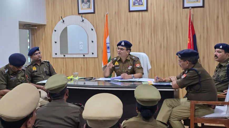 अपराध समीक्षा गोष्ठी में कानून-व्यवस्था सुदृढ़ करने हेतु एएसपी ने दिए कड़े निर्देश