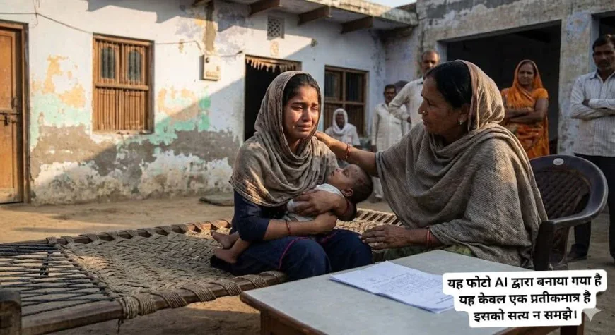 फर्रुखाबाद के एसपी कार्यालय में एक महिला ने अपने ससुराल पक्ष के खिलाफ शिकायत दर्ज कराई