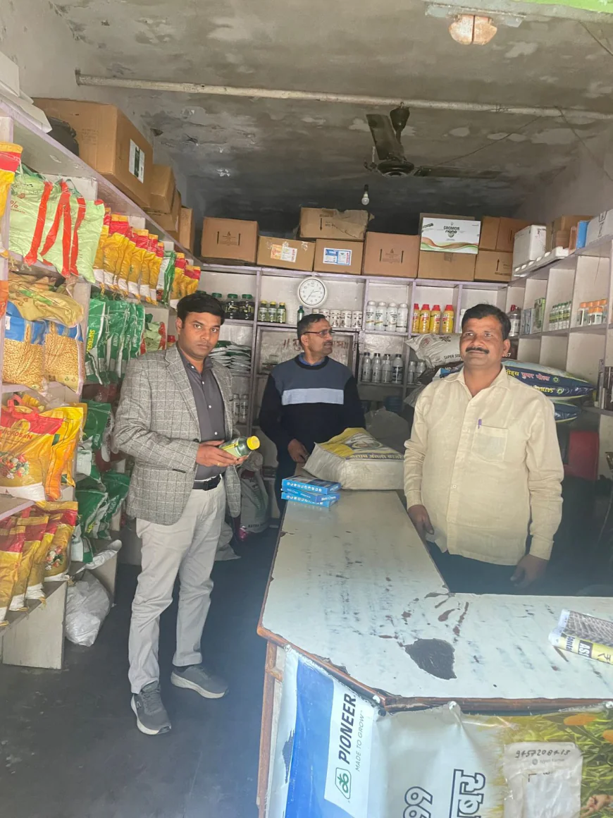 फिरोजाबाद /शिकोहाबाद में कृषि विभाग की कार्रवाई: कीटनाशकों की गुणवत्ता सुनिश्चित करने के लिए छापेमारी