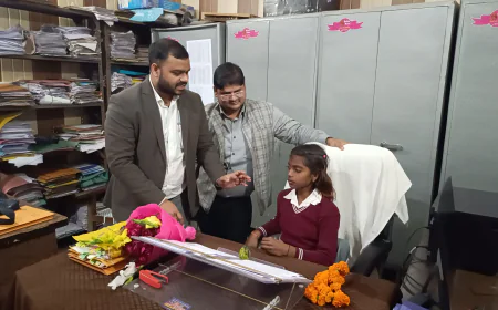 नन्हीं उम्र में बड़ा दायित्व — कक्षा 2 की छात्रा सोनम बनी 1-दिवसीय जिला दिव्यांगजन सशक्तिकरण अधिकारी