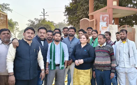 शिकोहाबाद मंडी समिति में कालाबाजारी का आरोप: भारतीय किसान यूनियन का धरना प्रदर्शन