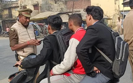 Etah News : यातायात नियम उल्लंघन पर पुलिस का सख्त अभियान, 218 वाहनों का चालान