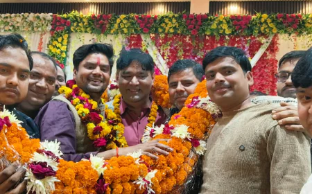 प्रेस क्लब मैनपुरी चुनाव: अर्पित चतुर्वेदी बने अध्यक्ष, अतुल सक्सेना ने जीता सचिव पद; निर्विरोध चुने गए कई पदाधिकारी