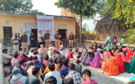 ऑपरेशन जागृति 5.0 के तहत एलोपमेंट व टीन एज समस्याओं पर पुलिस का जन-जागरूकता अभियान