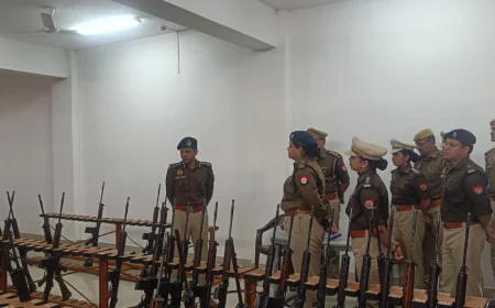 Kasganj news पुलिस उपमहानिरीक्षक अलीगढ़ परिक्षेत्र, अलीगढ़ द्वारा जनपद कासगंज का किया गया वार्षिक निरीक्षण ।