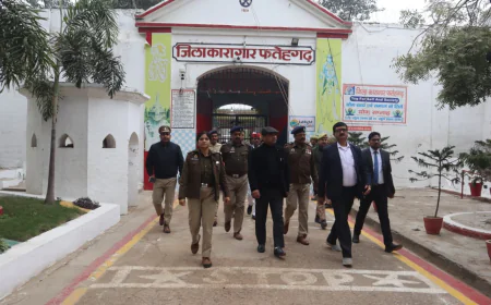 जिला जज नें डीएम-एसपी के साथ किया जेलों का निरीक्षण