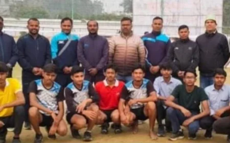 सांसद खेल महोत्सव में सीपी इंटरनेशनल स्कूल उपविजेता।