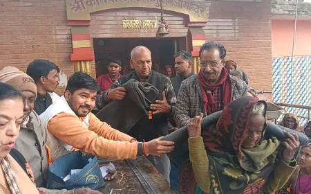 श्री कोतवालेश्वर हनुमान जी सेवा ट्रस्ट द्वारा विशाल निःशुल्क कंबल वितरण