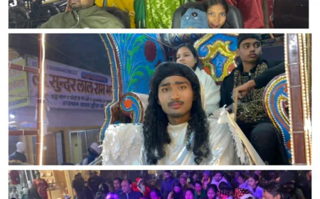 क्रिसमस के उपलक्ष्य पर मसीह समाज ने निकाली भव्य शोभायात्रा