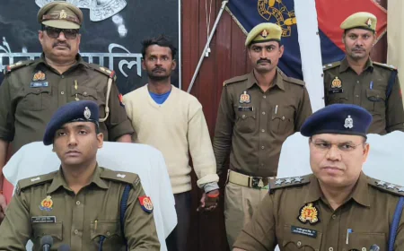 Mainpuri News : बहादुरपुर हत्याकांड: पुलिस ने हत्यारोपी को किया गिरफ्तार, रंजिश और शक बनी मौत की वजह