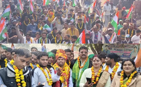 कृषक दिवस और चौधरी चरण सिंह जी की जयंती पर किसान यात्रा का आयोजन